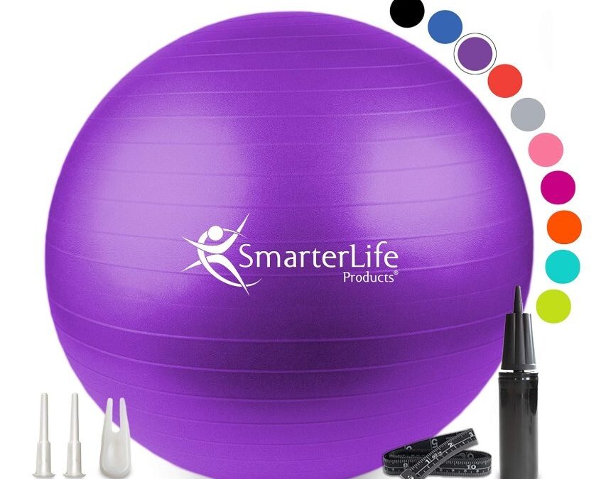 Pelota de Pilates para ejercicios fitness, equilibrio, estabilidad o embarazo
