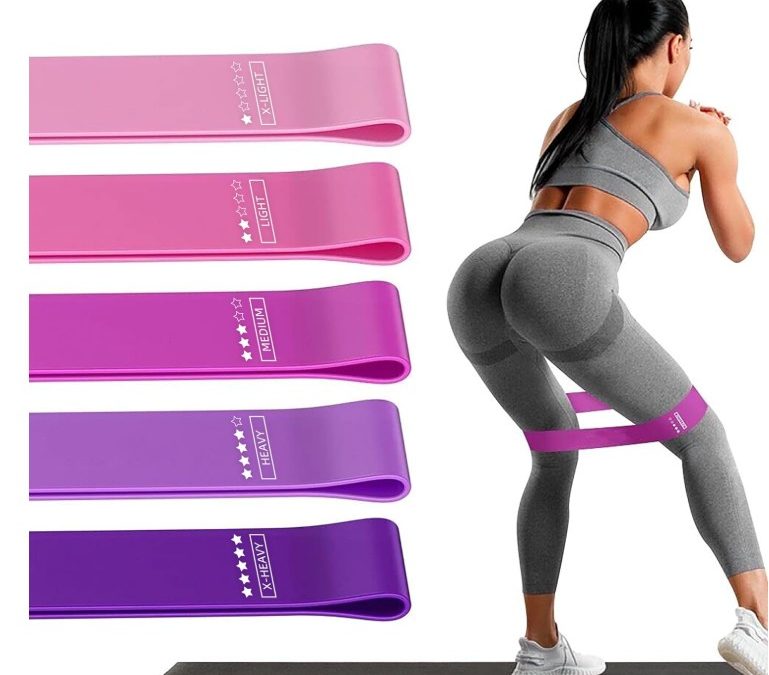 Bandas de ejercicio de resistencia, bandas de resistencia para fitness en casa, estiramiento, entrenamiento de fuerza, terapia física, bandas elásticas de entrenamiento para mujeres, hombres y niños