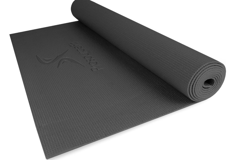 Tapete de Yoga Clásico ProsourceFit de 1/8″ (3mm) de Grosor, Extra Largo de 72 Pulgadas, Tapete de Fitness Ligero con Agarre Antideslizante para Yoga, Pilates, Ejercicio