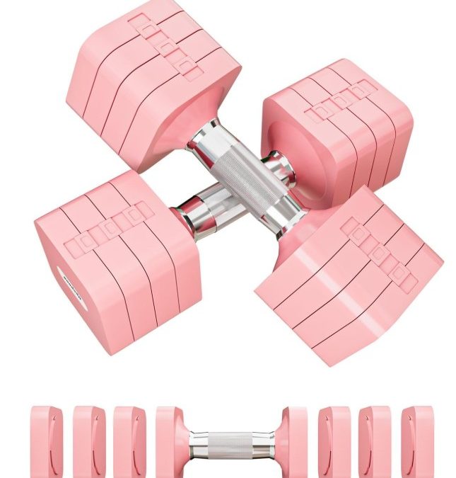 Juego de mancuernas ajustables de 15 libras, 20 libras, 40 libras, 50 libras, juego de mancuernas de peso libre para mujeres y hombres, juegos de pesas de mano, juegos de mancuernas ajustables